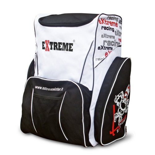 Race Limited Backpack Ski Ski Boots, Black/White, 60 x 34 x 50 cm