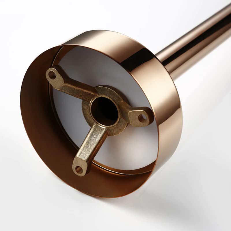 Image of Aquieen Free Standing Floor Mounted Bath Tub Filler with provision for Hot & Cold Water (Rose Gold)