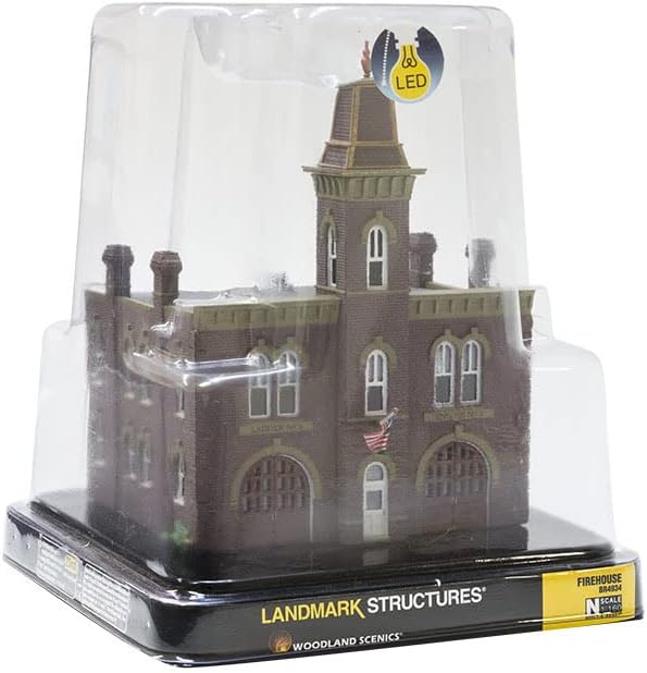Woodland Scenics BR4934 N Built-Up Firehouse