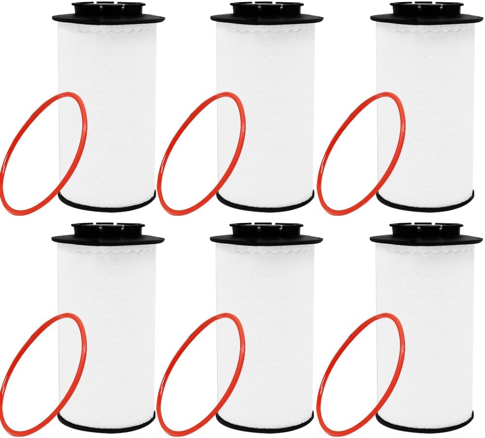 6PCS 68235275AA Fuel Filter Compatible with Ram 1500 3.0L V6 Ecodiesel Engine 2014-2019 Replace L5693F 56086 WF10245 CS11997 300245