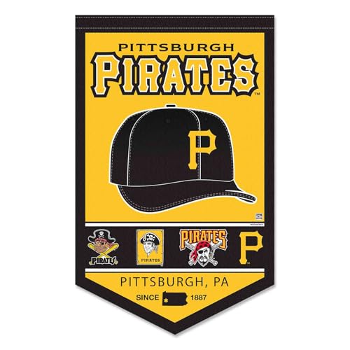 Fanion de l'histoire du patrimoine des pirates de Pittsburgh baseball MLB