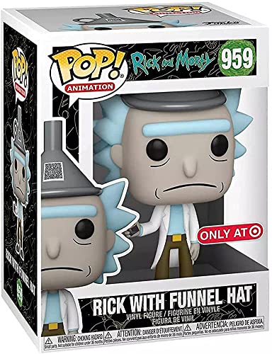 Funko Pop! Animation: Rick &Amp; Morty - Rick With Funnel Hat (Target Exclusive)