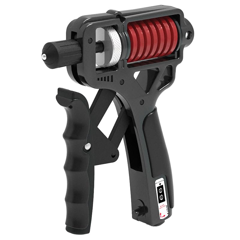 Grip Strength Trainer Hand Grip Strengthener Forearm Strengthener Adjustable Distance/Resistance Hand Gripper Strengthener?11-220lb?Counting Double Spring Hand Gripper
