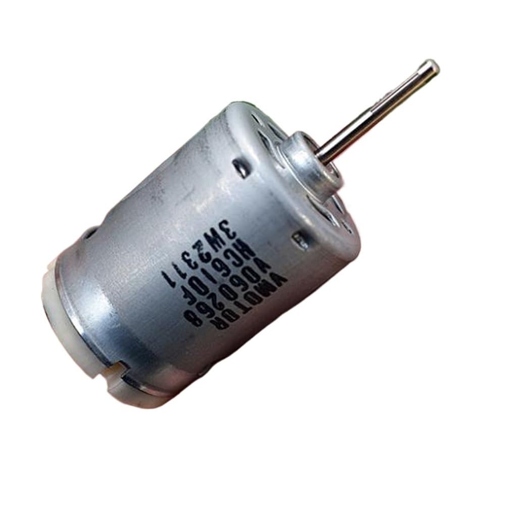 HJNAOKGWHQ 545 electronic starter DC 6V 9V 12V 13200-25600RPM Large Torque Long Shaft 28.5 MM with Cooling Fan High Power DIY Hand Drill
