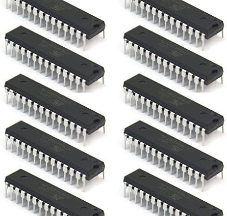 10-Pack Picoino Bootloader for Arduino Uno w. fuses Setup f. 16 Mhz External xtal: 10x Atmel ATmega328P-PU, 10 Items with Arduino Uno Bootloader, Genuine Picoino Instructions