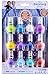 Disney Frozen - Townley Girl Juego De Esmalte De Uñas Frozen De 12 Piezas Con Limas De Uñas Extra, 14 Ct|Juego De 14 Piezas