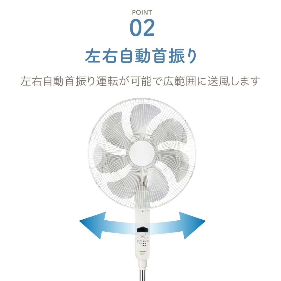 Amazon.co.jp: アピックス(APIX INTL) リモコン付きDCフロアー扇風機