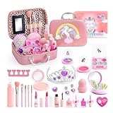 WAGADA Juguetes de Maquillaje para Niñas, Set Maquillaje para Niñas, Maquillaje Lavables, Set de Maquillaje de Imitación...