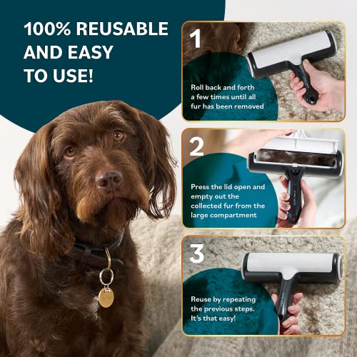 Pet Hair Remover For Couch - Dog Hair Remover, Cat Hair Remover - Pet Hair Remover, Dog Hair Remover For Couch, Pet Hair Removal Tool, Reusable Lint Rollers, Dog Fur & Cat Hair Remover Furniture #TOP5