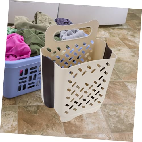 Panier à linge mural pliable pour optimiser l'espace de votre salle de bain
