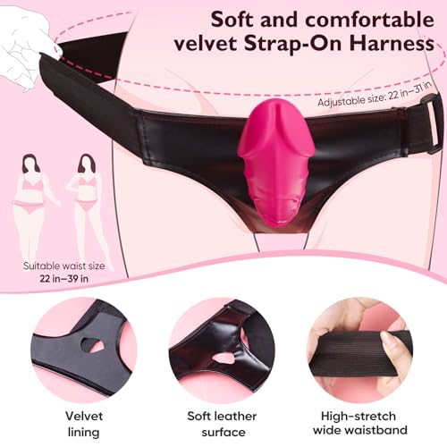 Vibrating Strap on Dildo - Strap on Harness Dildo Vibrator Sex Toys,... - Image 4