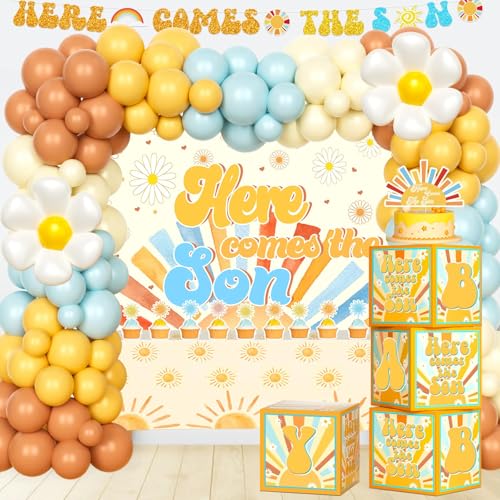 Party Inspo Here Comes the Son Baby Shower Decor, Sunshine