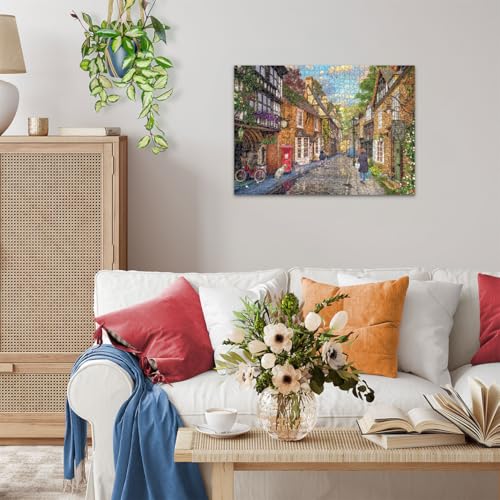 Puzzle 1000 pièces : Meadow Hill Lane Ravensburger France - vue 7