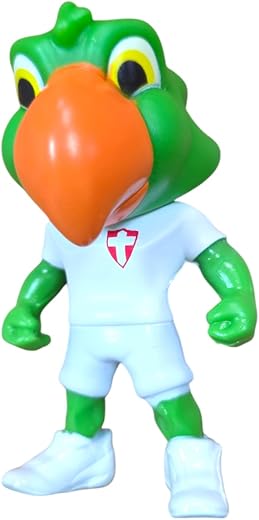 Boneco Mascote de Futebol Clássicos Periquito Palmeiras 1917
