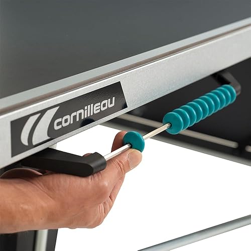 Miniatura 5 de CORNILLEAU - Mesa de tenis de mesa para exteriores 400X - Plegable y compacta - Resistente a la intemperie y a prueba de golpes - Aprobado por la