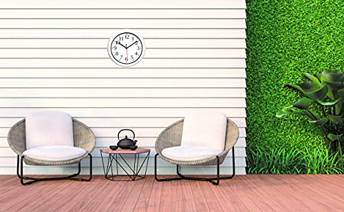 TFA Dostmann analoge zendergestuurde klok, 60.3542.02, voor binnen en buiten, spatwaterdicht, wijzerplaat met groot… - Image 3