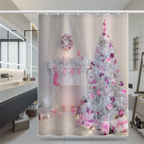 Rideau de douche 100x200 cm imperméable LB1921 en polyester