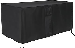 Outdoor Storage Box Cover for Keter XXL 230 Gallon Plastic Deck Storage Container Box,Waterproof Patio Storage Box Covers - 58 x 33 x 34 Inch