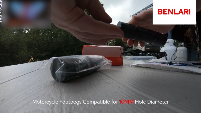 Poggiapiedi Per Moto In Alluminio Nero, Con Inserto In Gomma, Adatti A Harley Davidson E Altre