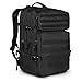 LHI Sac à Dos Militaire Tactique Multifonctionnelle, 45L Sac à Dos de Grande Capacité pour Femme et Homme pour Randonnée Camping Escalade Voyage Trekking Chasse Noir
