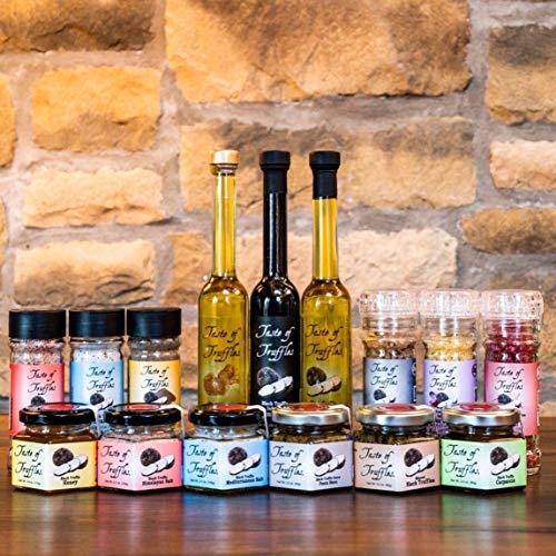 Black Truffle Himalayan Pink Salt Wt. 3.7 Oz(105G) - Burgundy Black Fall/Winter European Truffles (Tuber Uncinatum) - Gourmet Food Condiments - Non-Gmo, Vegan & Vegetarians Friendly, All Natural #TOP6