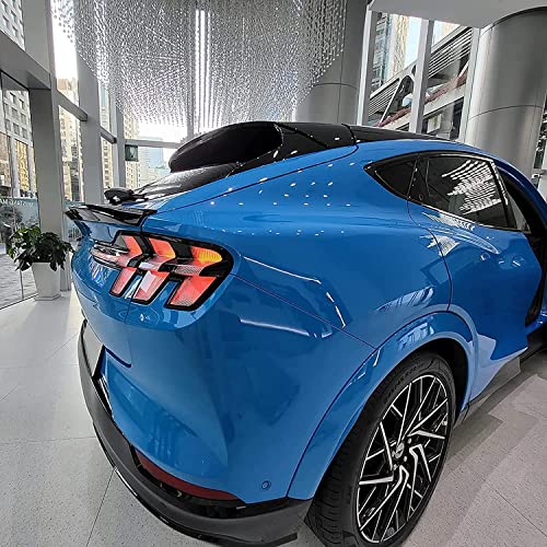 Car Rear Spoilers Tail Wing for Ford Mustang Mach-E 2021 2022,Tailgate Protector Lid,Auto Rear Trunk Tail Wing Spoiler Anti-Scratch Body Kits Auto Accessories
