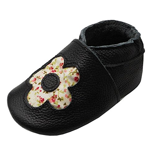 YIHAKIDS Premium Weiche Leder Krabbelschuhe Babyschuhe Kleinkind...