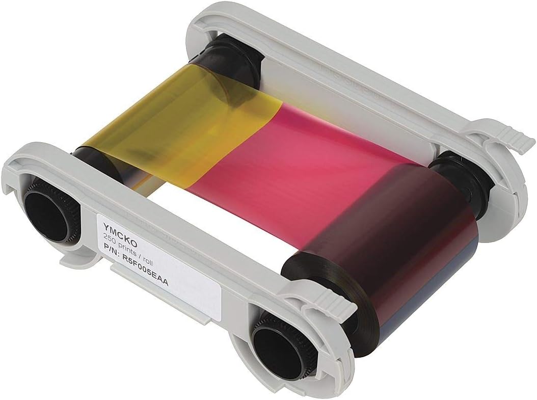 Evolis - Cinta para impresora de tarjetas de identificación, 5 paneles, 300  ppp, R5F008AAA : Productos de Oficina - Amazon.com