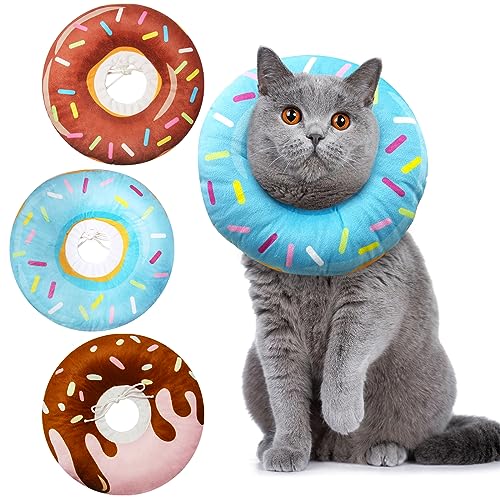 Collier conique doux pour chat ajustable après chirurgie