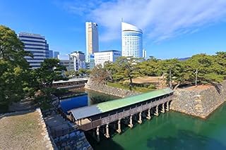 [Postcard Lac et Soleil] Sunport Takamatsu 2 Hagashi Postcard from Takamatsu Castle Rule in Kagawa Prefecture, Takamatsu Park, Kazukiatuko