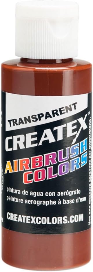 Details about 2oz Createx Light Brown Transparent 5127 - 2Z Airbrush Paint Color