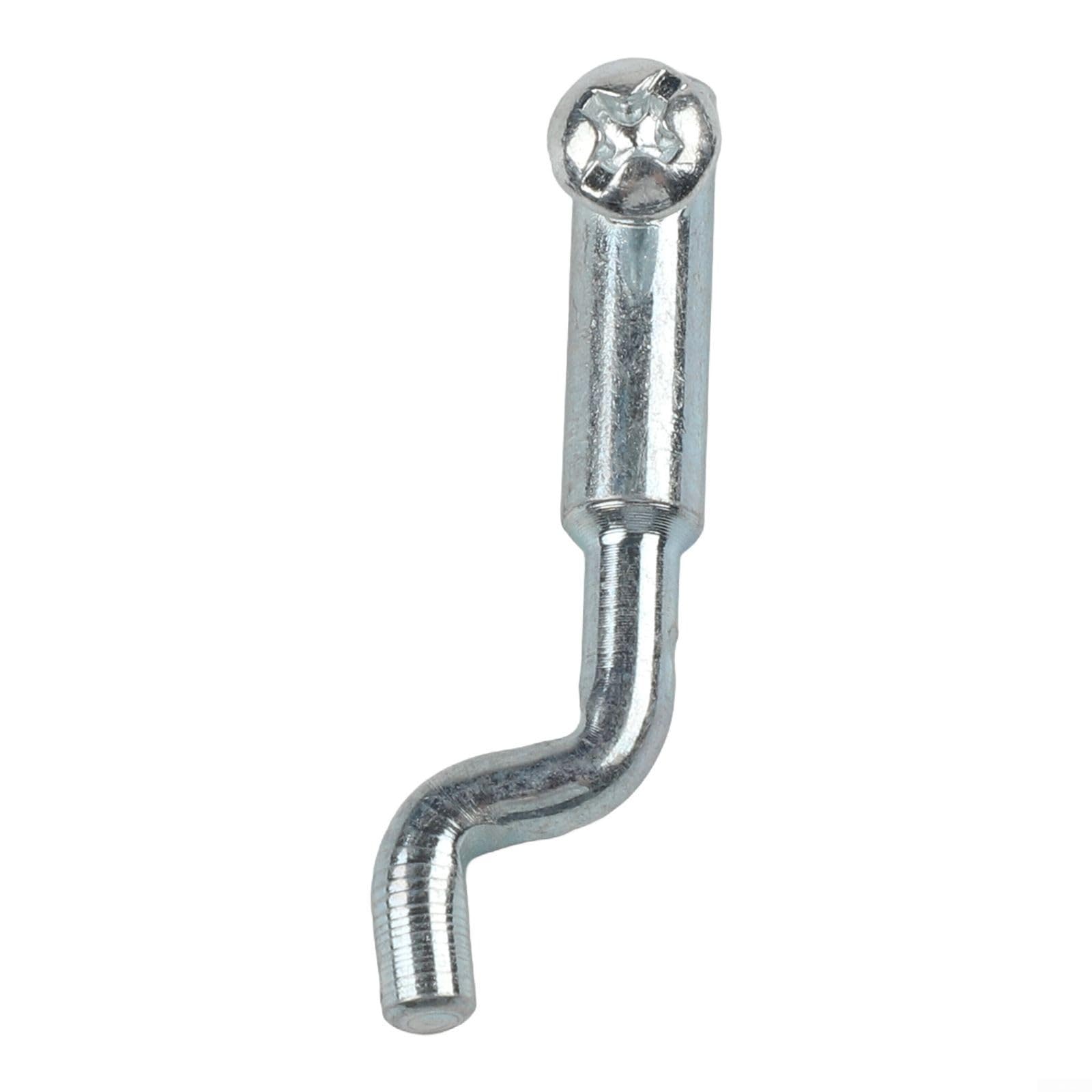 EcoLivzen Dog Leg Z Cable End for Lawn Mower - 2mm Cable Compatibility, Single Hole Fixing Metal End for Sturdy Outdoor Use(1pcs)