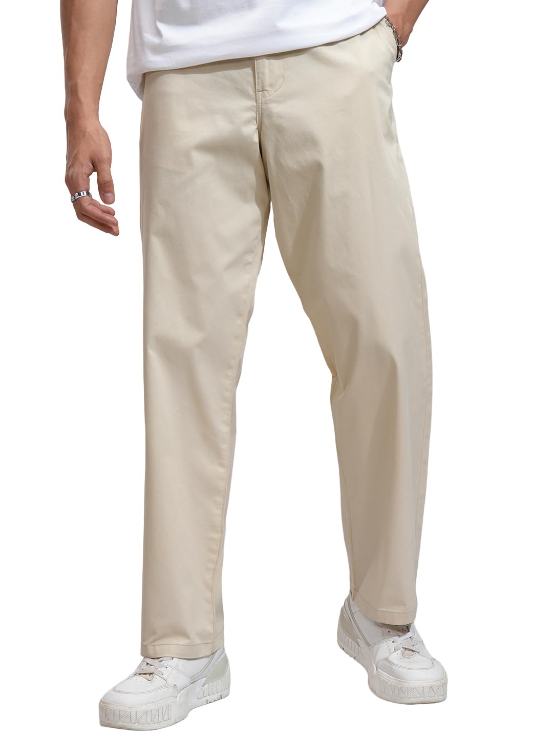 highlander Men's Carperter Fit Casual Trousers| Relaxed Fit | Perfect for Casual Outings,Travel & Work Wear | Trouser for Men-picture-30