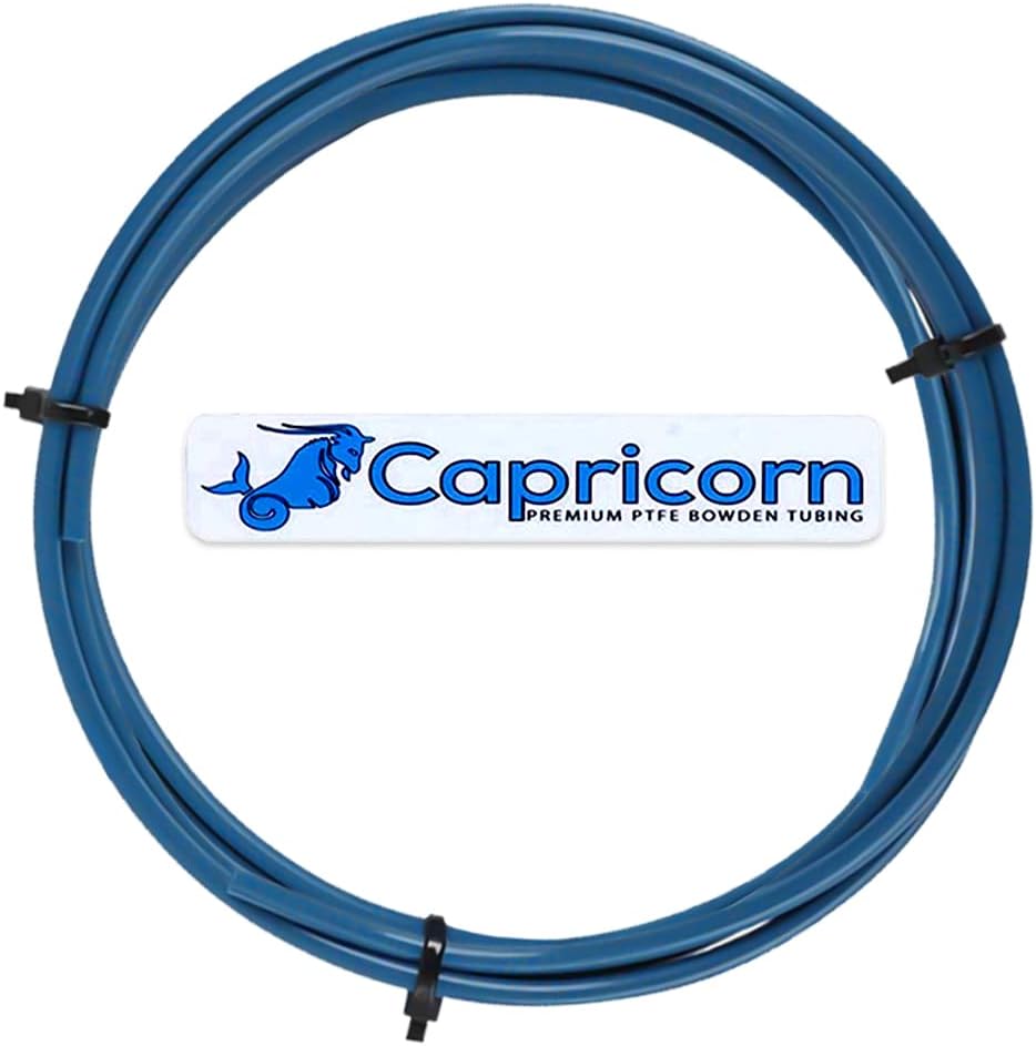 Creality Official 2M Capricorn Teflon Tube PTFE Bowden Tubing 1.75mm, Low Friction for Ender 3 Series, Ender 5 Series, CR-10, CR-6 SE All FDM 3D Printers