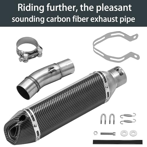 YZCHAIN Slip-On Exhaust for Ninja 400