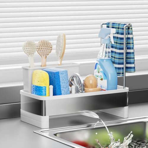 Ewaiira 9.8 Stainless Steel Sink Caddy - 10.99 w/ Code + 50% Off Code 78NO32J7 - image 1