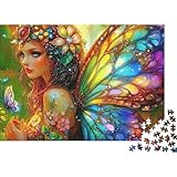 Regenbogen Feenkunst 1000-teiliges Puzzle Geschenke, Fantasy Kunst Papierkunst, Entspannend Für Erwachsene Kinder Ab14 38x26cm/1000pcs