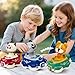 Moritakk Press to Go Car Toys for Toddlers 1-3,Baby Animal Race Cars, Infant Play Vehicle Set,Car Toys for 6-9-12-18 Months, 1st Birthday Gifts for 1-2 Years Old Boys