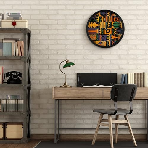Reloj de Pared Digital Redondo 10 Pulgadas Negro miniatura 6