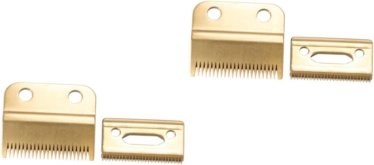 Didiseaon 2sets Razor Head Replacement Electric Trimmer Shop Tool Ideal for Beard Sideburns Short Fine Hair 2pcs*2
