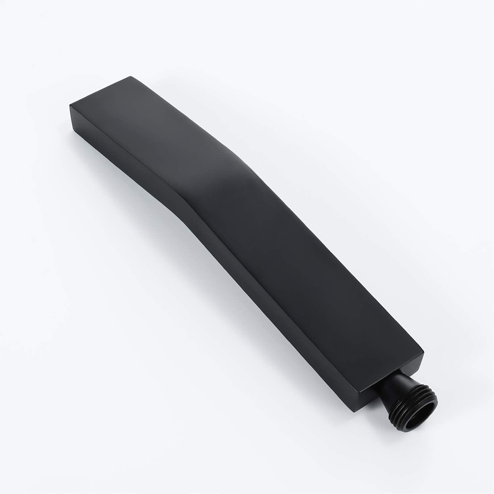Nero Soffione Doccia con Tubo e Supporto Ottone Testa Doccia a Mano Anticalcare Risparmio Idrico Manopola Doccia con Ugello in Silicone per Bagno e Spa
