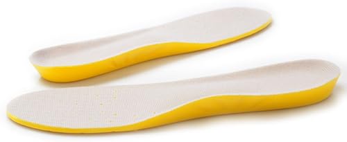 Miniatura 27 de Plantillas de zapatos, plantillas de espuma de memoria, plantillas ortopédicas, plantillas de soporte de arco que proporcionan una excelente Amarillo