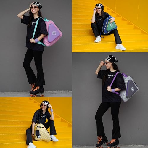 Image of HEXIFUL Skate Bag for Ice, Inline, Roller & Quad Skates - Kids & Adults