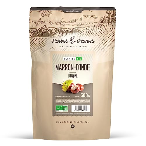 Marron d'Inde Bio - 500 gr de poudre