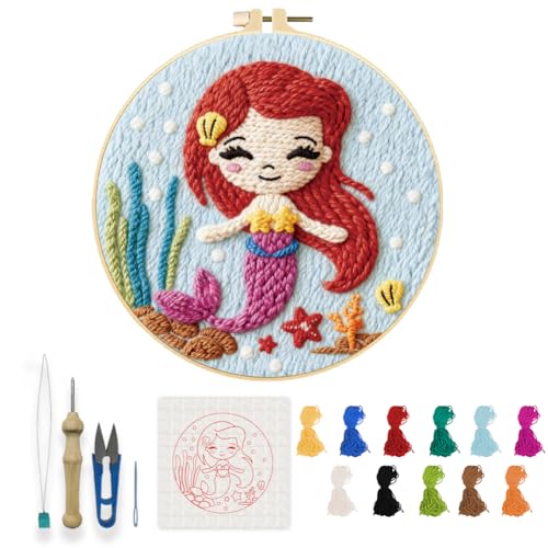 Kit de broderie pour adultes à offrir avec ses instructions faciles
