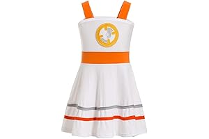 BB8 Dress Inspired Star War Dress BB-8 Peasant Style BB8 Costume Twirl...