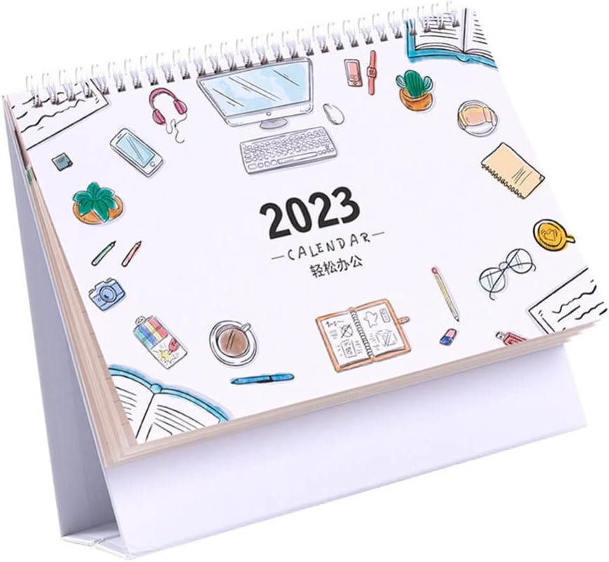 Tofficu 2023 Desk Calendar To Do List Calendar Small Desk