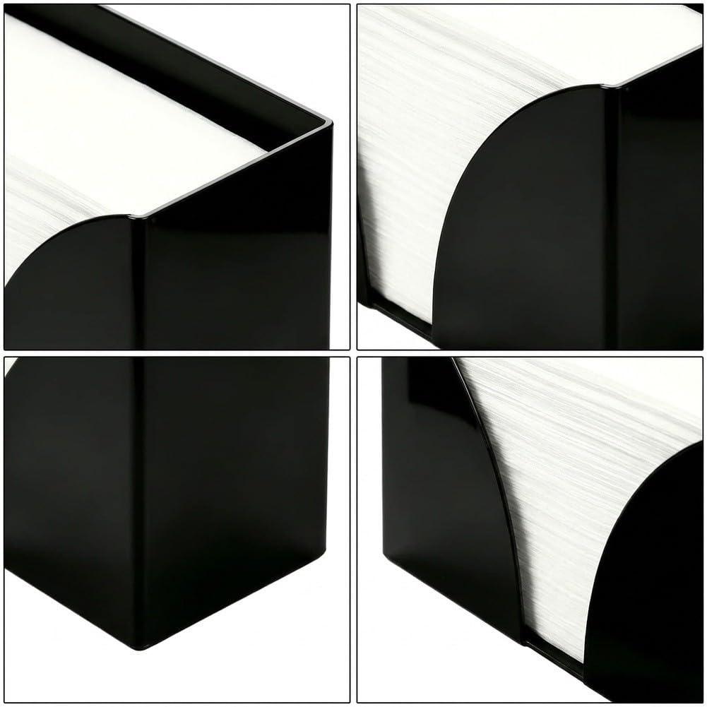 Dispensador de toallas de papel comercial para pared o mesa (transparente)