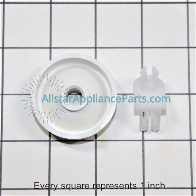 WD35X21038 Dishwasher Roller and Axle Assembly for Lower Dishrack
