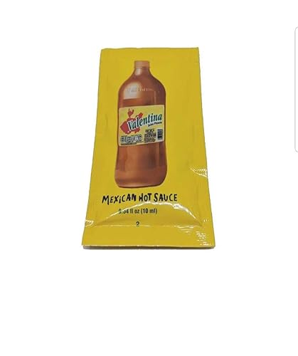 Miniatura 3 de TPS Valentina - Paquetes de salsa picante de 0.34 onzas líquidas, 25 unidades